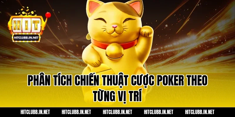 Phân tích chiến thuật cược poker theo từng vị trí